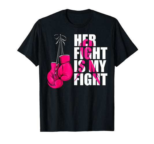Breast Cancer Awareness Husband Support Squad T-Shirt