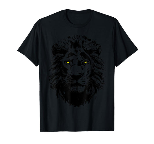 Lion, Gazing Eyes Lion Head, Lion Face, Lion Head T-Shirt