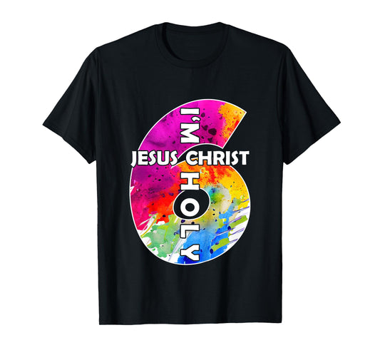 Jesus Christ I AM 6 Years Jesus 6TH Birthday T-Shirt