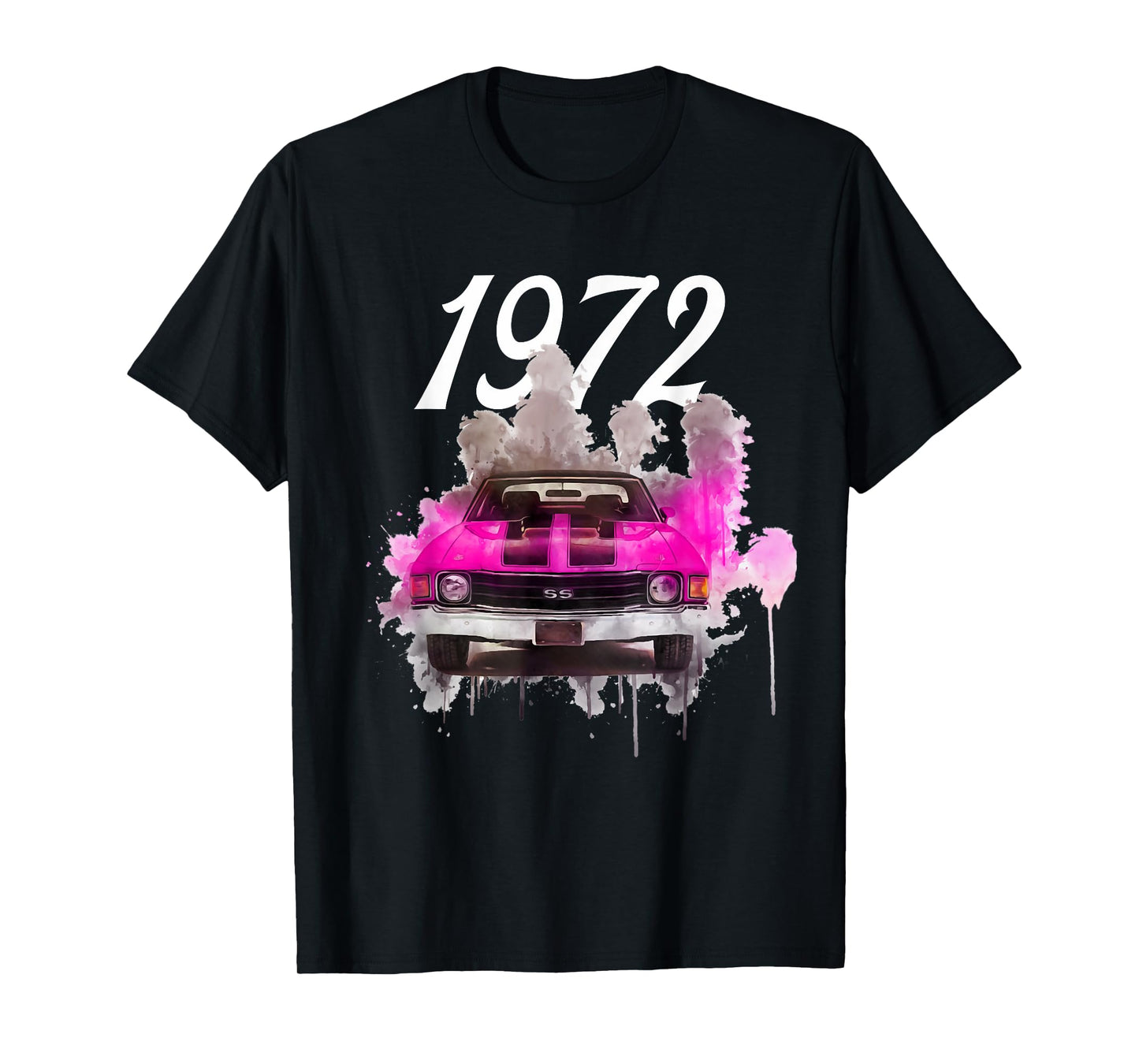 1972 72 Chevelle SS Trending Chevys Muscle Pink Car T-Shirt
