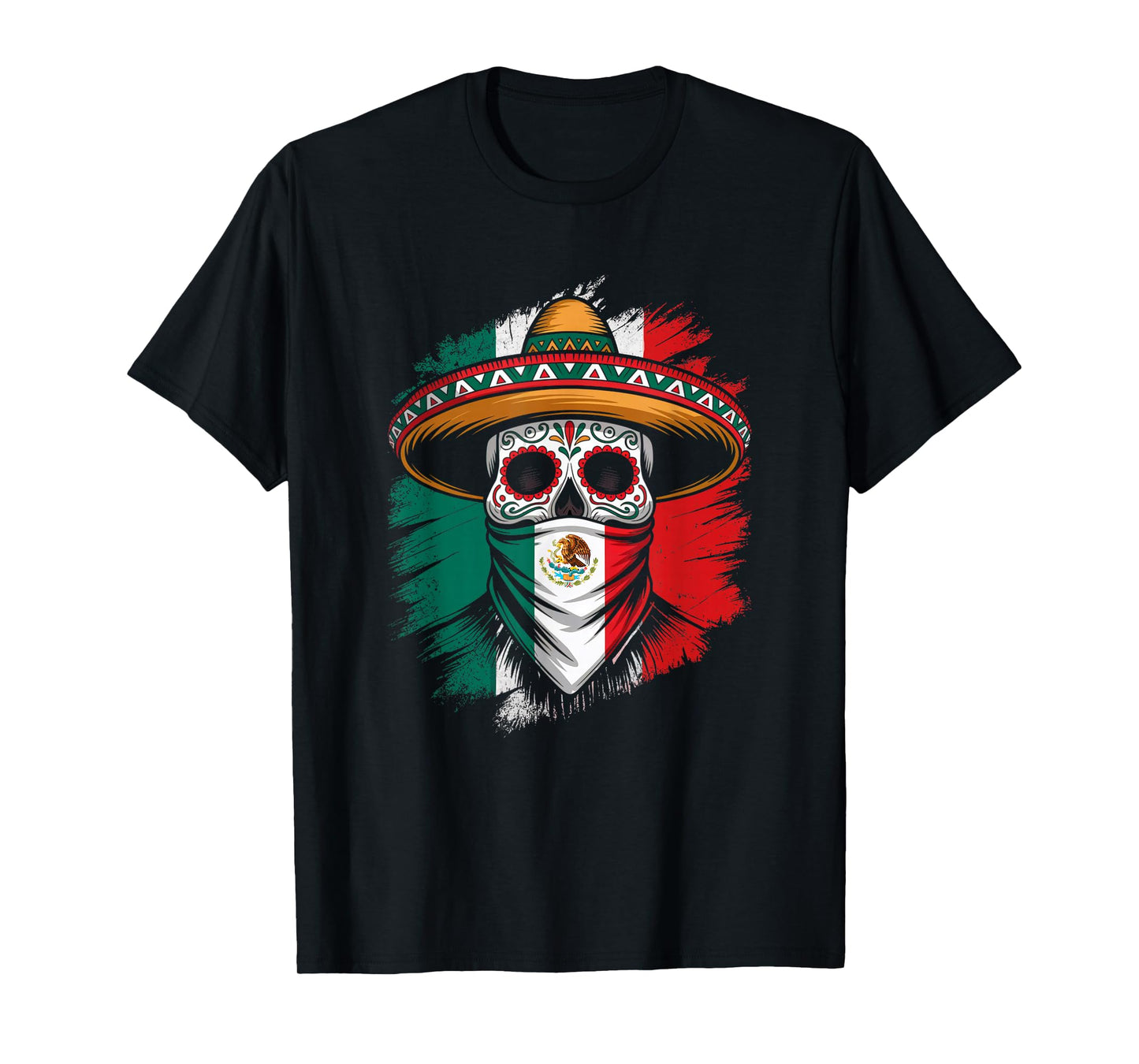 México Mexico Skull Cinco De Mayo Tijuana Pride Mexican T-Shirt