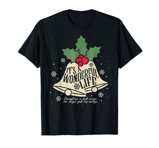 It's a Wonderful Life Everytime A Bell Rings Christmas Movie T-Shirt