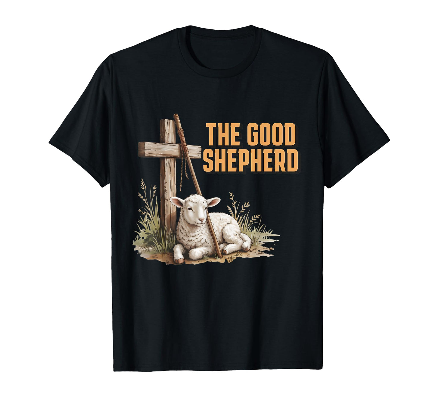 Faith Lamb, Jesus The Good Shepherd, Biblical Verse T-Shirt