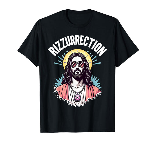 Funny Jesus Meme Gen Z Slang Rizz, He is Rizzen T-Shirt