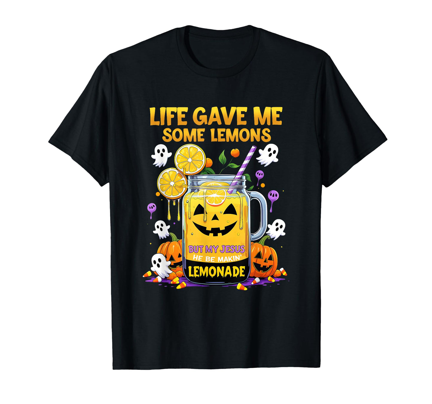 Life Gave Me Some Lemons Jesus Making Lemonade Bible T-Shirt