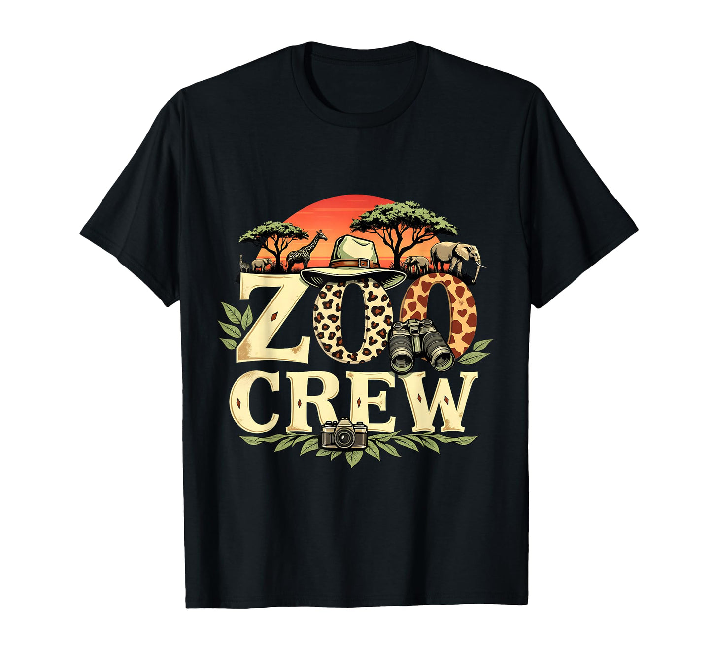 Zoo Crew Safari Animals Wildlife Animal Wild Field Trip T-Shirt