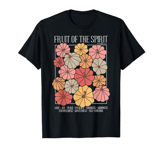 Fruit of the Spirit Christian Fall Pumpkin Galatians 5;22 T-Shirt