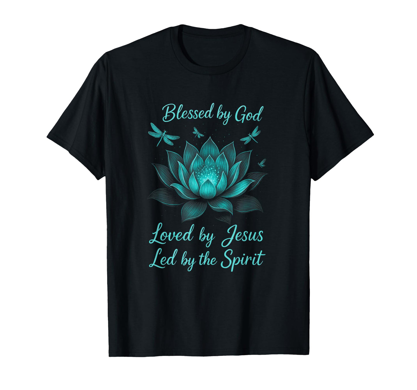 Blessed by God - Sunflower Holy Church Easter T-Shirt