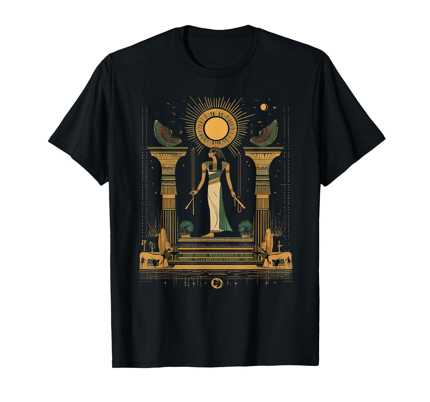 Ancient Egypt Tutankhamun Column Egyptology Egypt Mythology T-Shirt