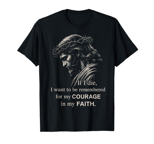 Jesus Christian Minimalist Faith Motivational Bible Verse T-Shirt