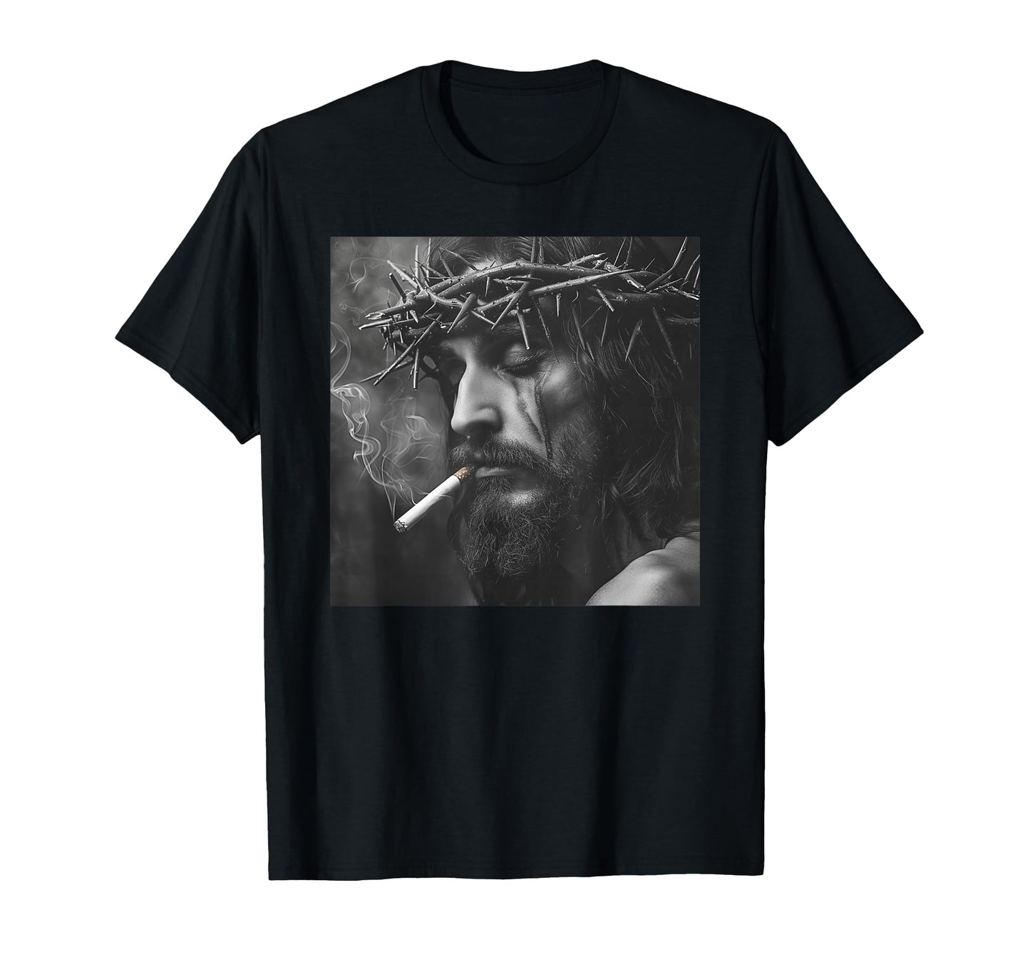 Cooler Jesus Christ Smokes, Resistance, Rebellious Jesus T-Shirt