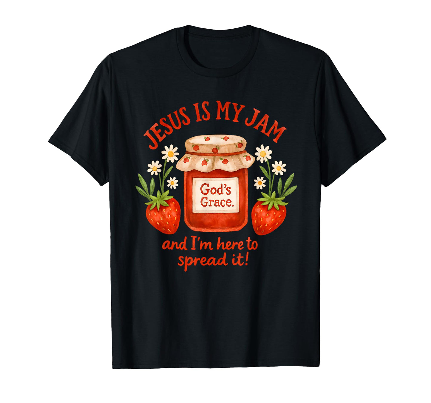 Jesus is My Jam Christian Faith Design T-Shirt