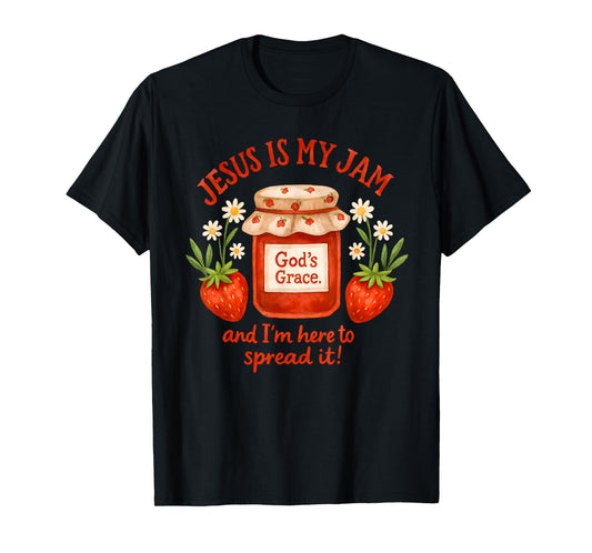 Jesus is My Jam Christian Faith Design T-Shirt