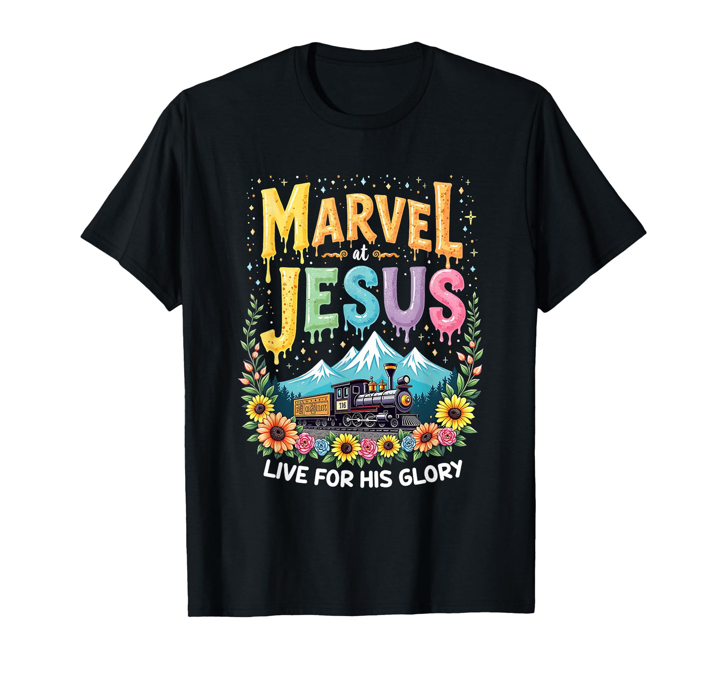 His Glory Junction Train True North Christian Camp VBS 2025 T-Shirt