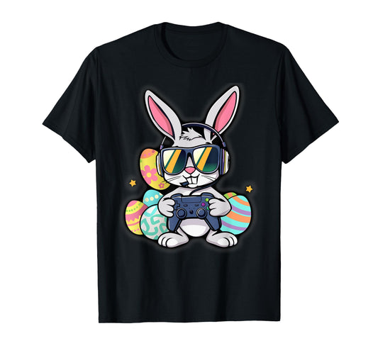 Easter Video Game Bunny Eggs Gaming Gamer Boys Men Teen Kids T-Shirt