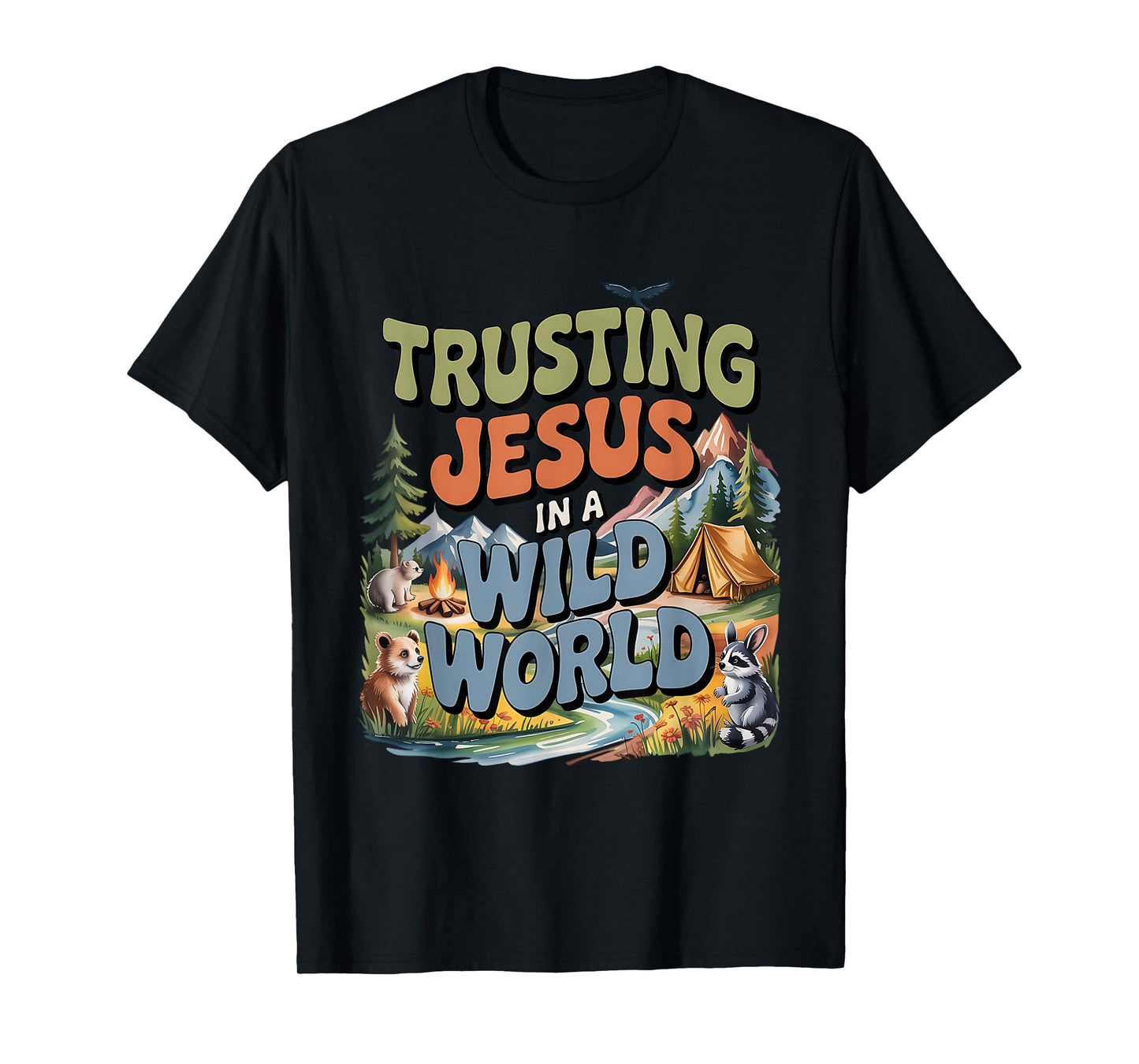 True North VBS 2025 Christian Summer Trusting Jesus Camp T-Shirt