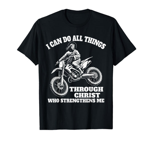 Funny jesus christ dirtbike motorcross motocross dirt bike T-Shirt
