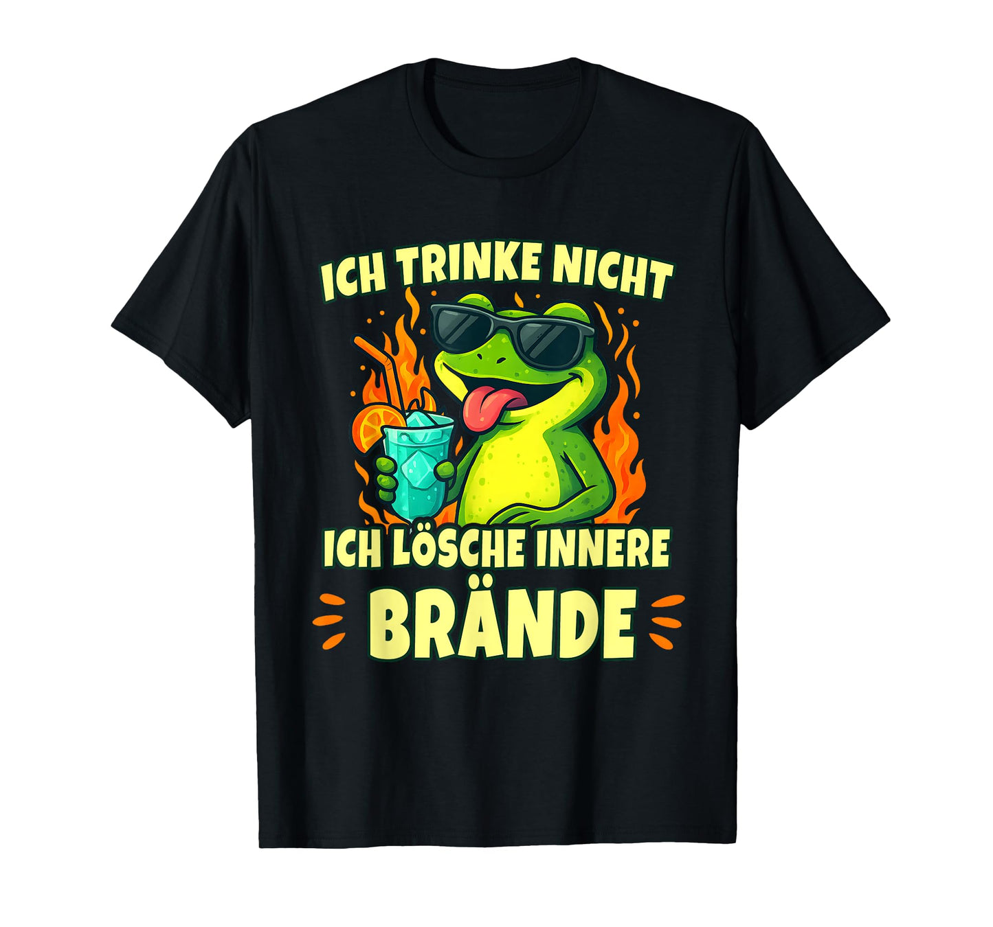Frog Sayings Clothing – Ich Lösche innere Brände Funny T-Shirt