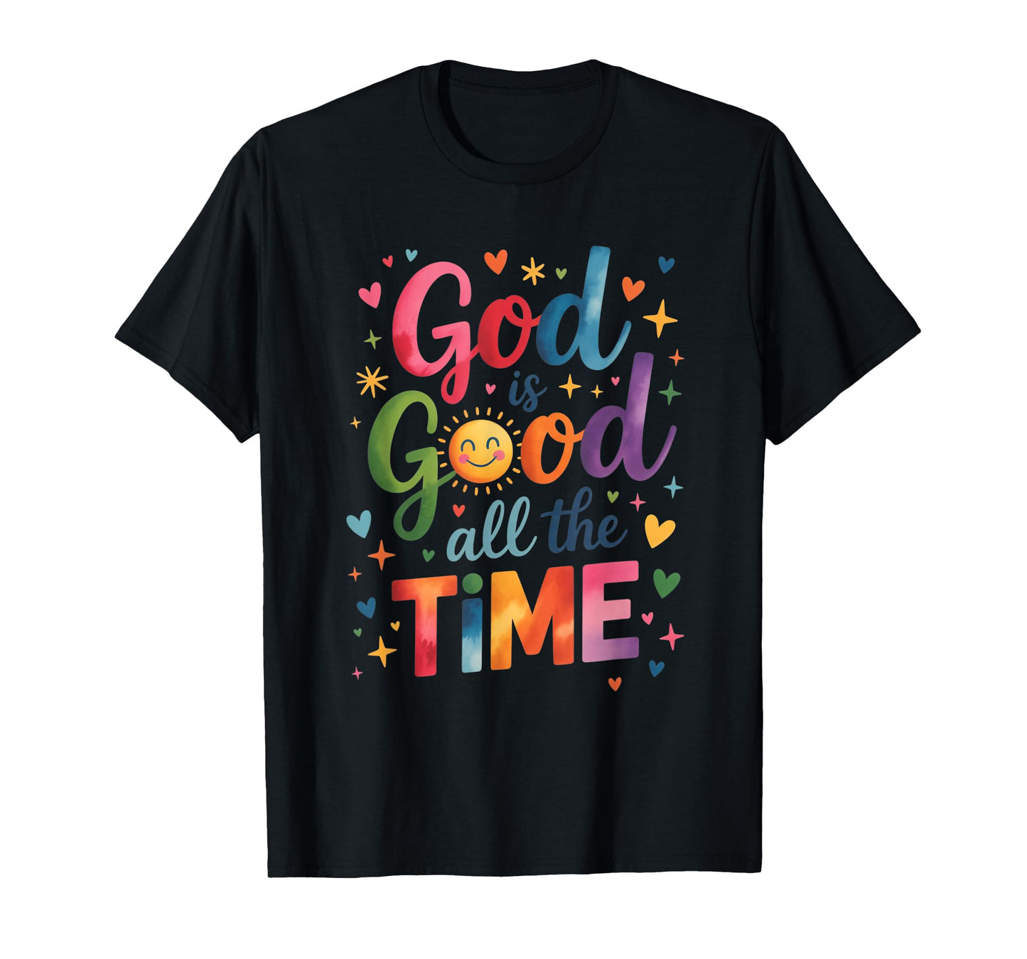 God is Good All The Time Jesus Christ Christian Gift T-Shirt