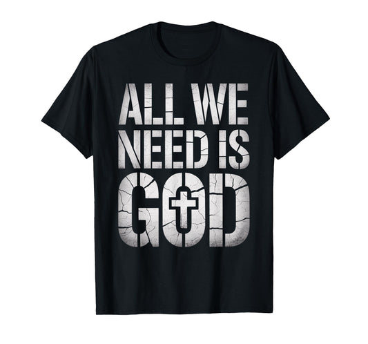 Christian Shirts for Men Inspirational God Faith Jesus T-Shirt