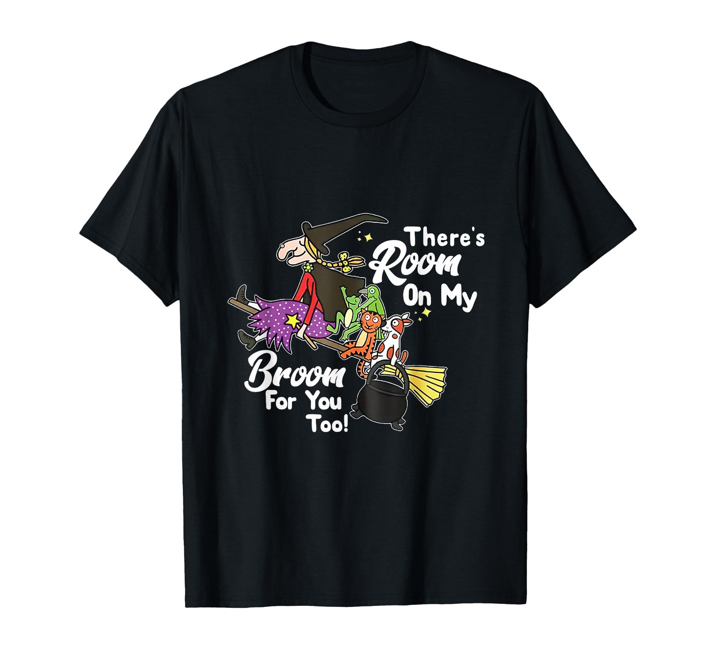 There's Room On My Broom for You Too Teacher Halloween T-Shirt