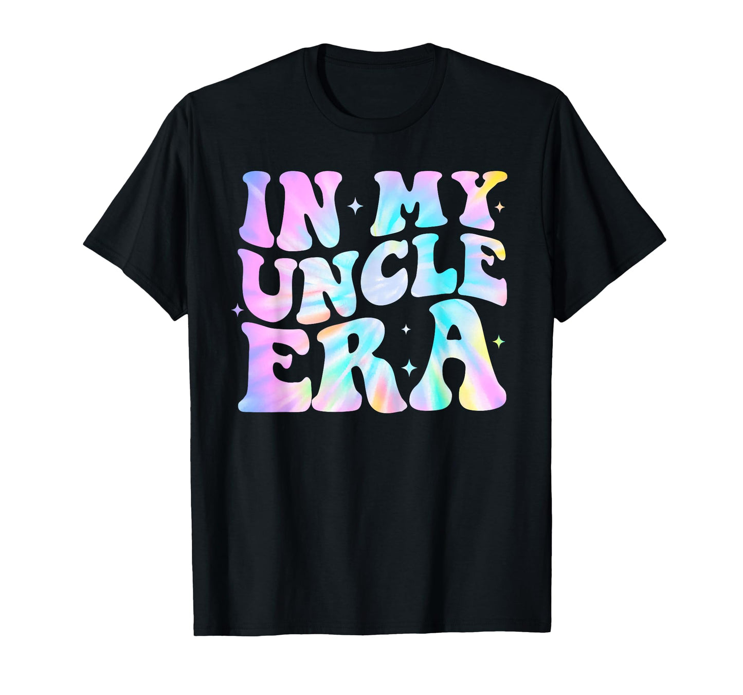 Funny In My Uncle Era Lover Tie Dye Retro Uncle Fathers Day T-Shirt