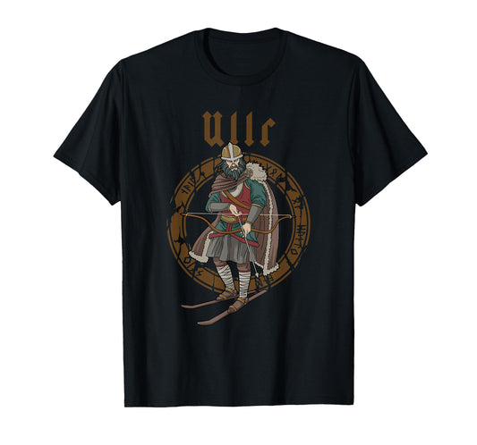 Ullr God Of Archery Norse Hunting Viking Ski T-Shirt