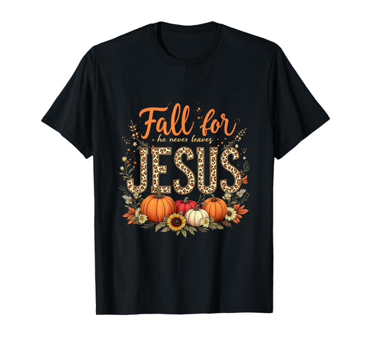 Thanksgiving Autumn Jesus My Favourite Season Fall Christian T-Shirt