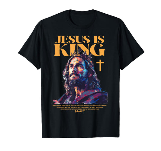 Jesus is king bible verse T-Shirt