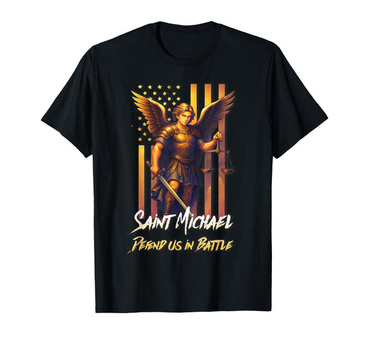 Saint Michael The Archangel Catholic T-Shirt