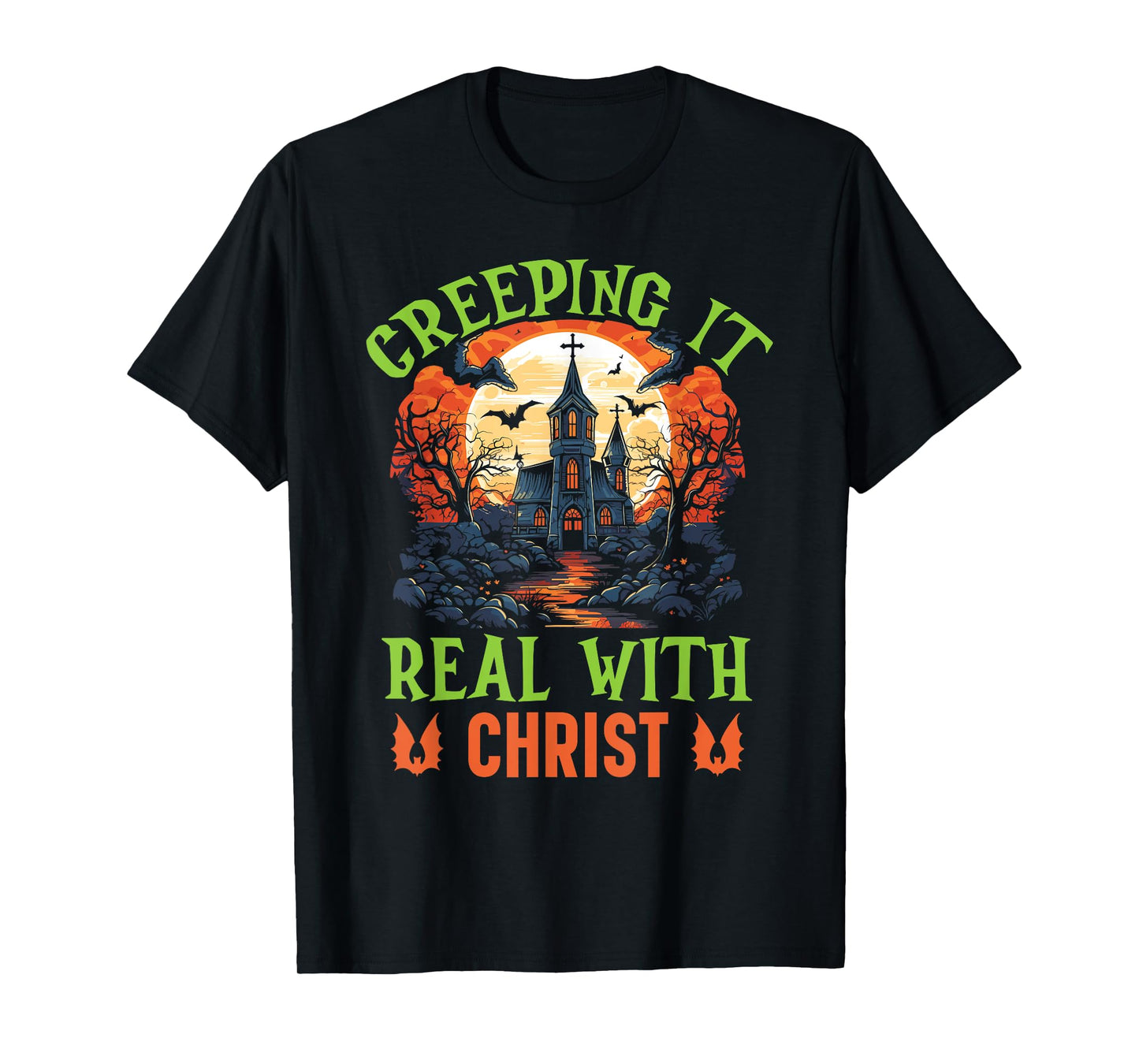 Christian Halloween Jesus Christ Trick Or Treat Christianity T-Shirt