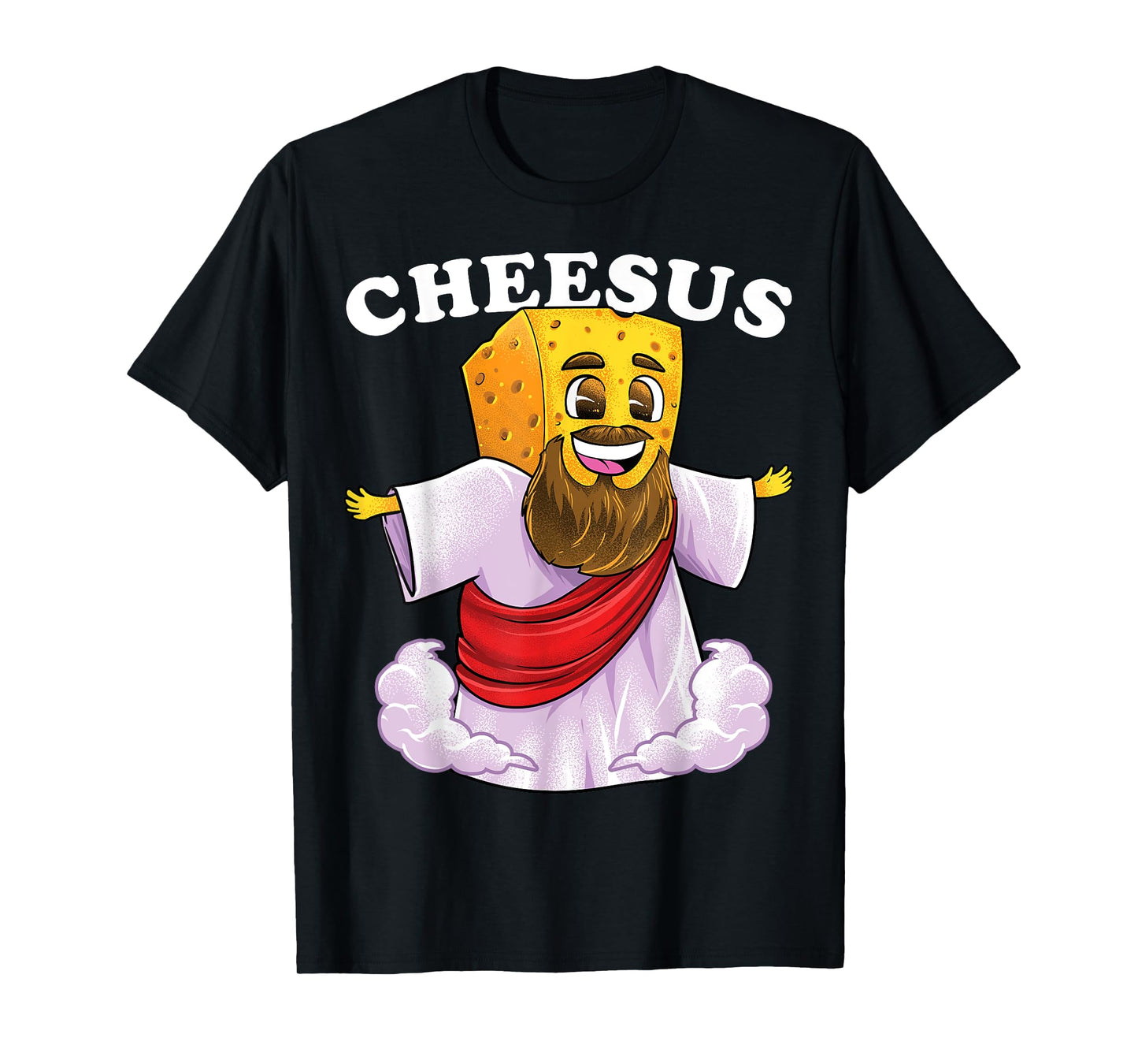 Cheesus Christ Funny Cheese Jesus Christian Pun Christmas T-Shirt