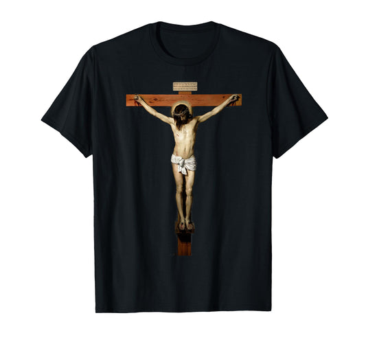 Vintage Christ On The Cross Jesus Death - Savior T-Shirt