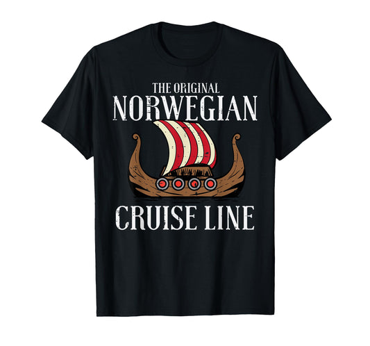 Viking Original Norwegian Cruise Line Funny Men Women Kids T-Shirt