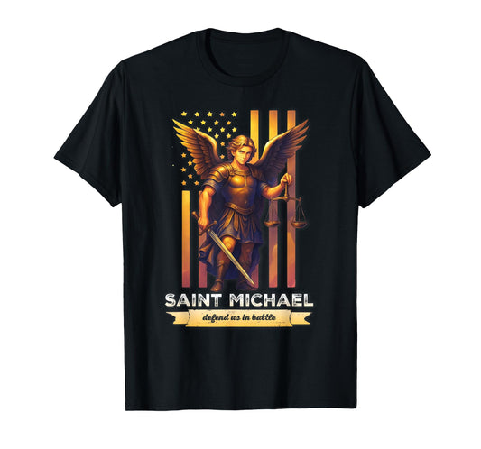 Saint Michael The Archangel Catholic T-Shirt