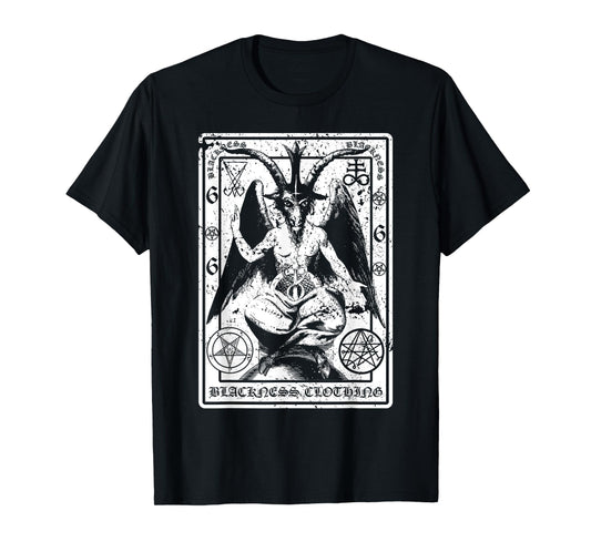 Baphomet Shirt | Satanic Dark Art Evil 666 T-Shirt T-Shirt