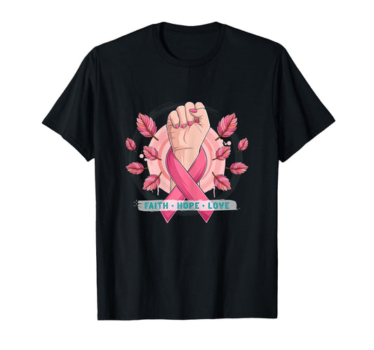 Faith Hope Love | Breast Cancer T-Shirt