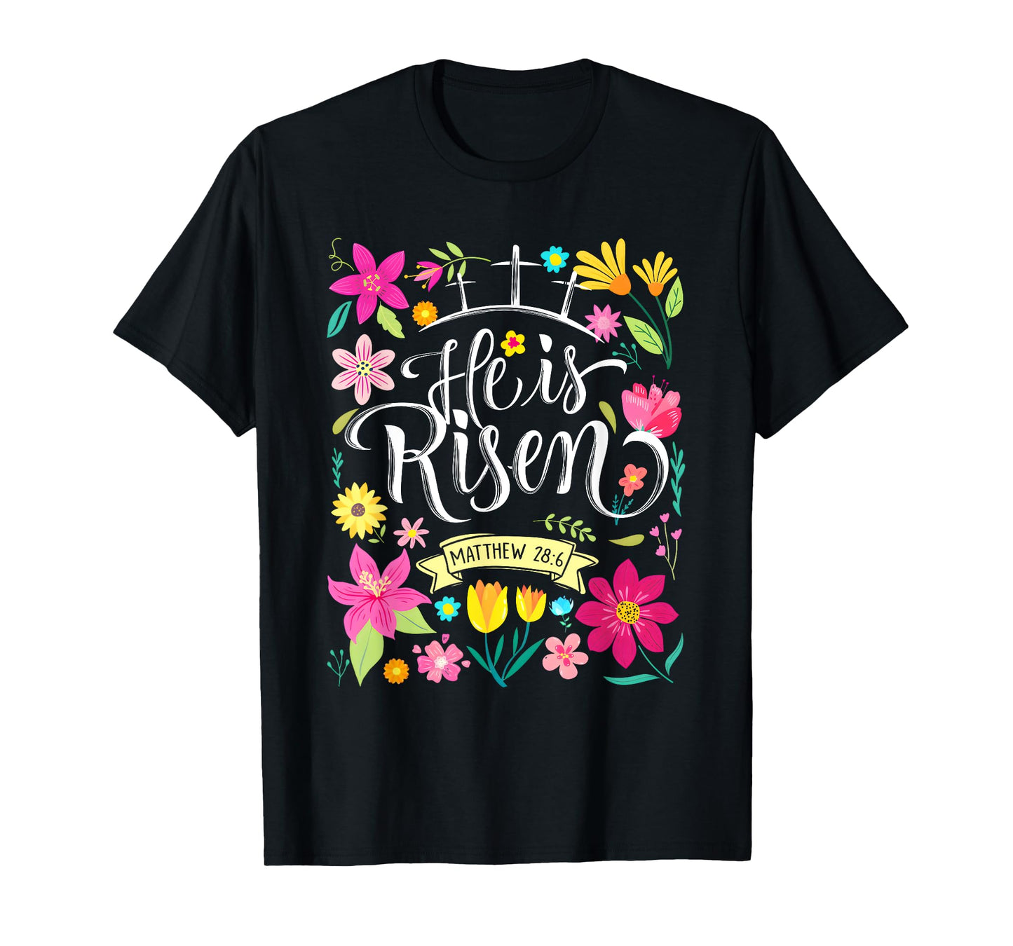 He is Risen Jesus Coquette Christian Happy Easter Kids Women T-Shirt