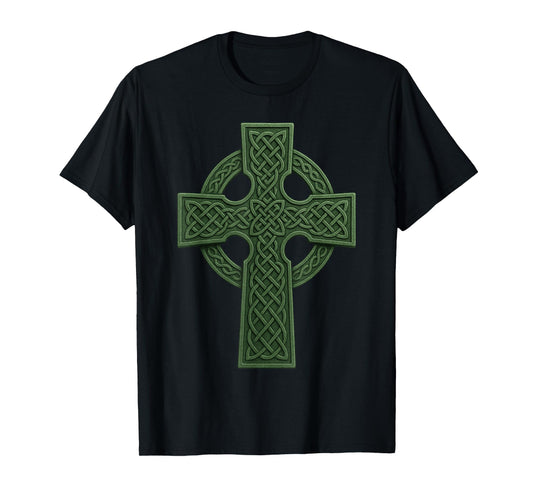 Irish Christian Celtic Cross - Celtic Knot T-Shirt