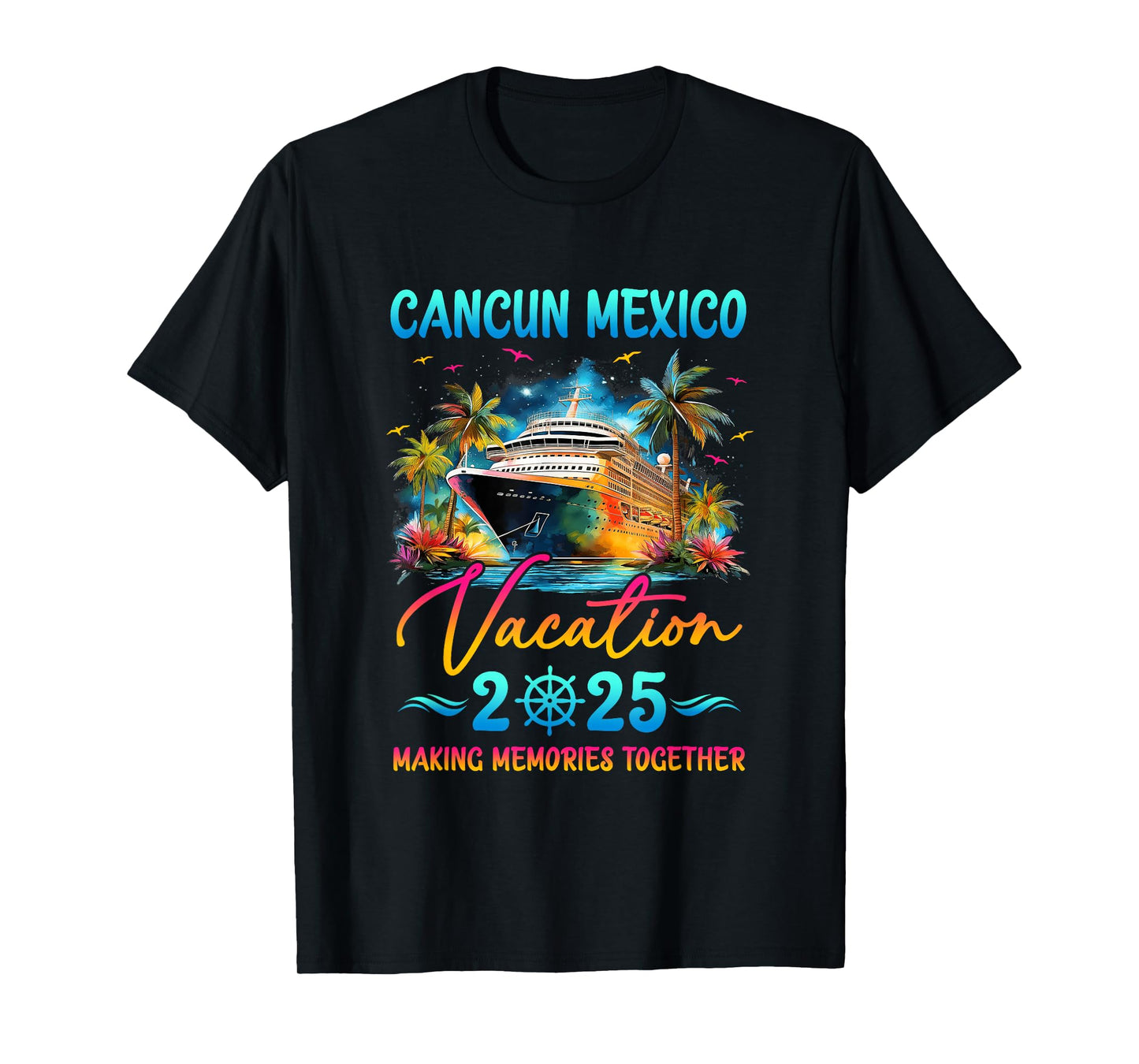 Cancun Mexico Family Vacation 2025 Matching Group Summer T-Shirt