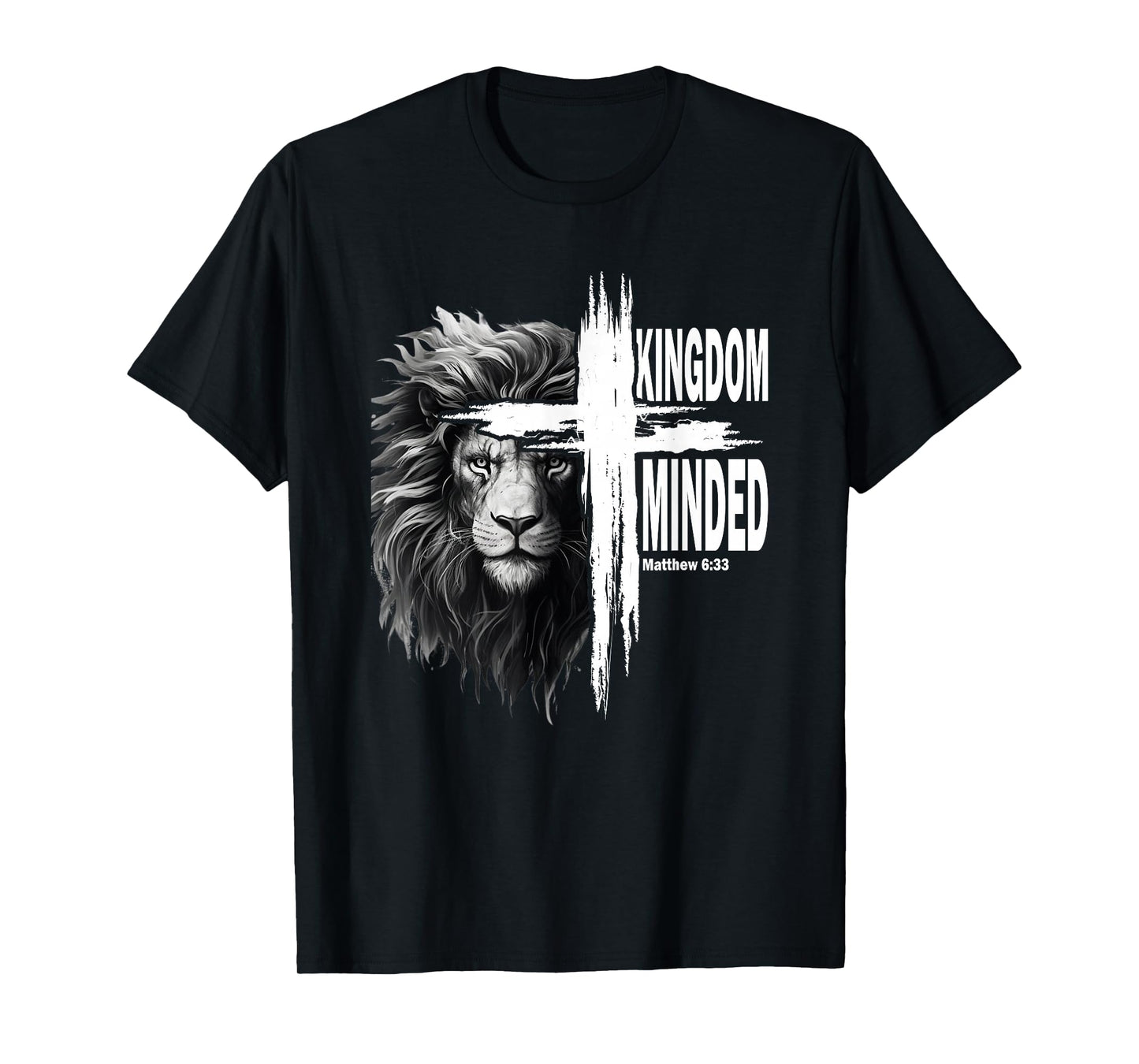 Kingdom Minded Matthew 6:33 Christian Pray Jesus Faith T-Shirt