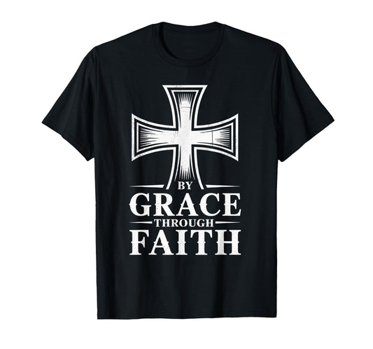 Christian Ephesians 2:8-9 Graceful Faith Tee T-Shirt
