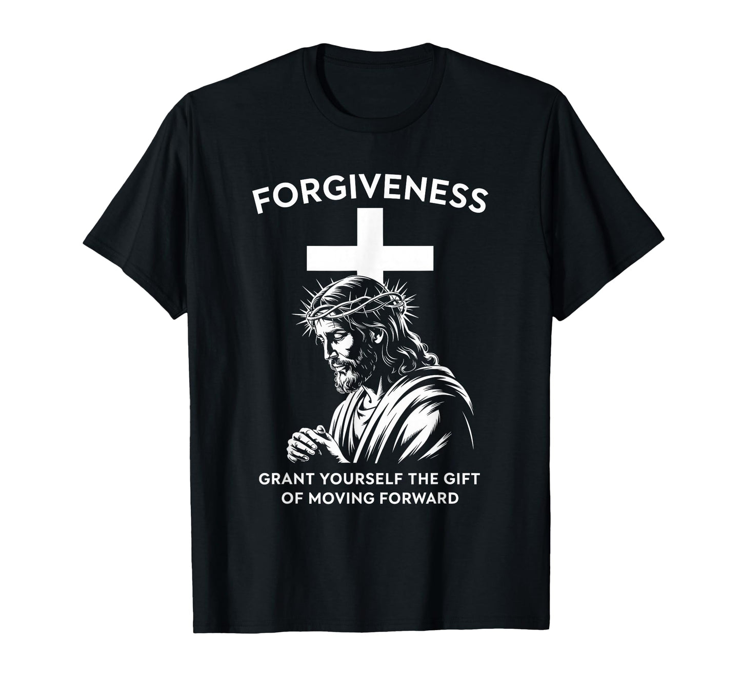 Forgiveness Cross & Christ Christian Streetwear T-Shirt