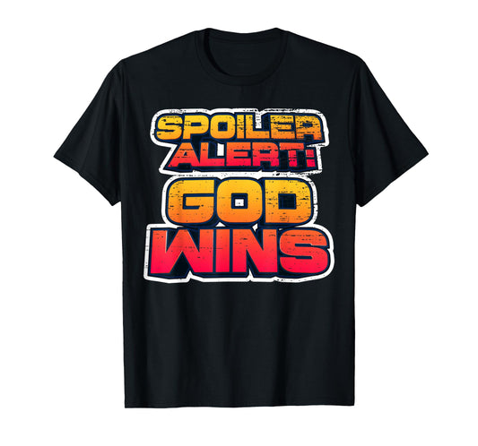 Vintage God - Wins Shirt God Wins Christian Faith Lover-God T-Shirt