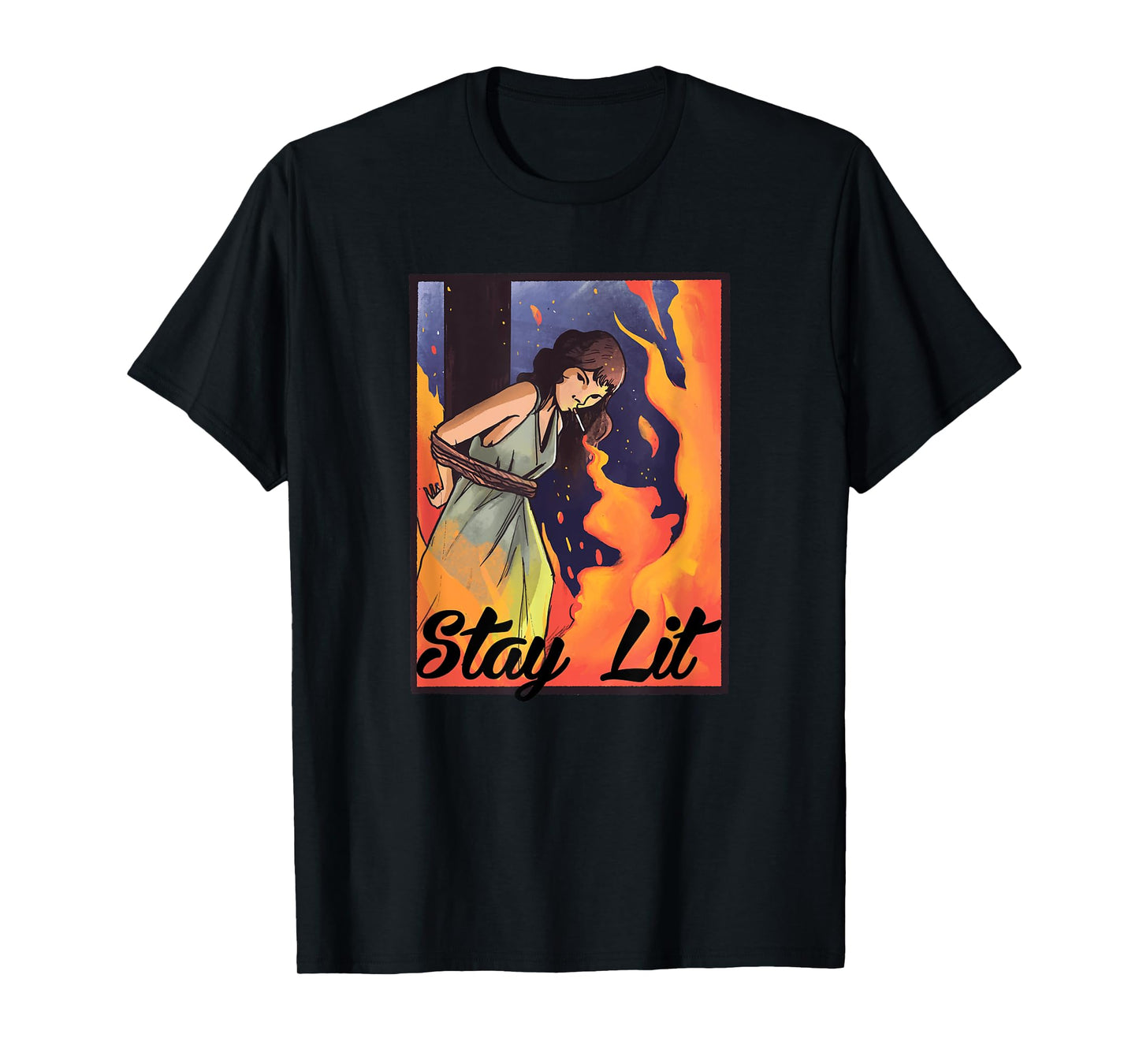 Burning Witch Smoking - Stay Lit T-Shirt