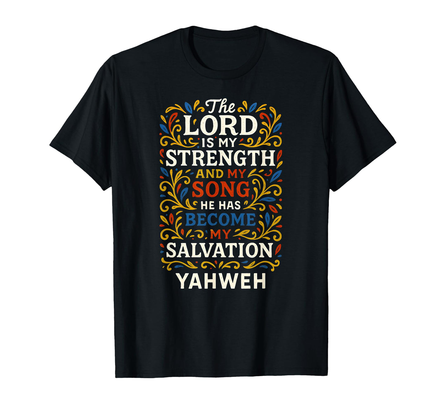 Bible Verse Yahweh Vintage Mens Christian Faith T-Shirt