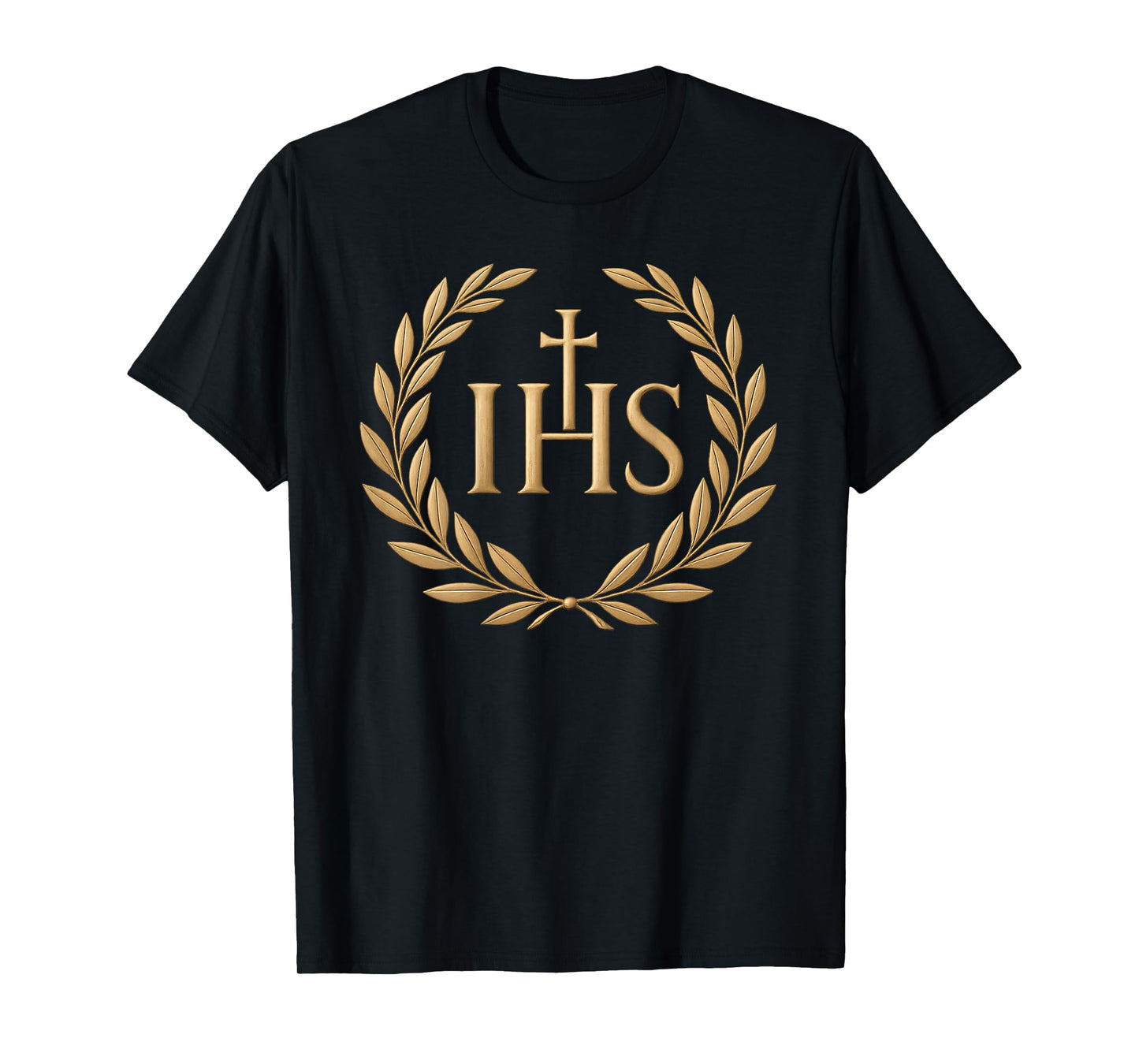 IHS Crucifix - Catholic Church - Jesus Christ T-Shirt