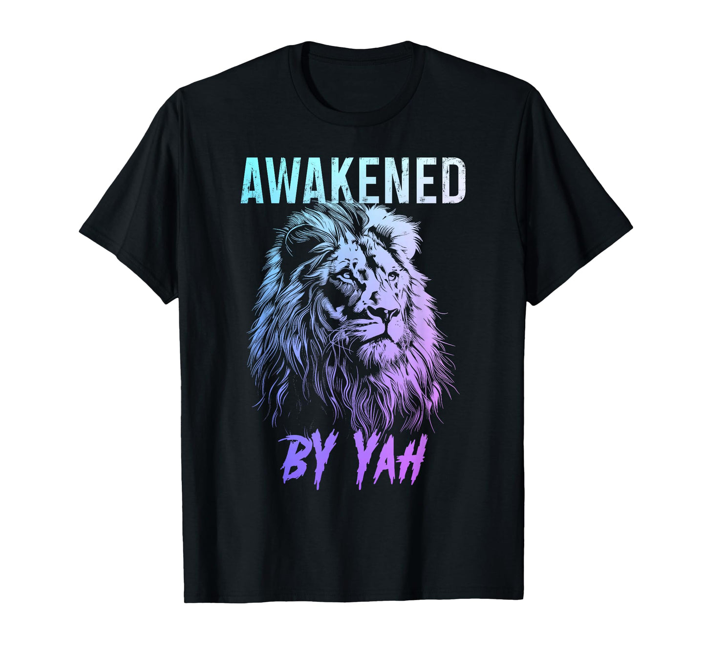 Hebrew Israelite Awakened By Yah Lion Of Judah Jewish Yahweh T-Shirt