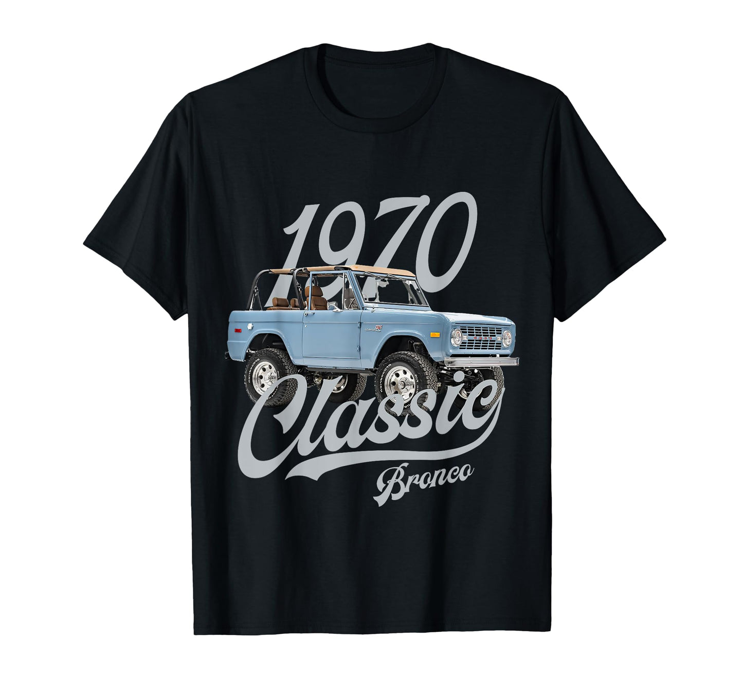 Classic bronco 1970 blue white T-Shirt