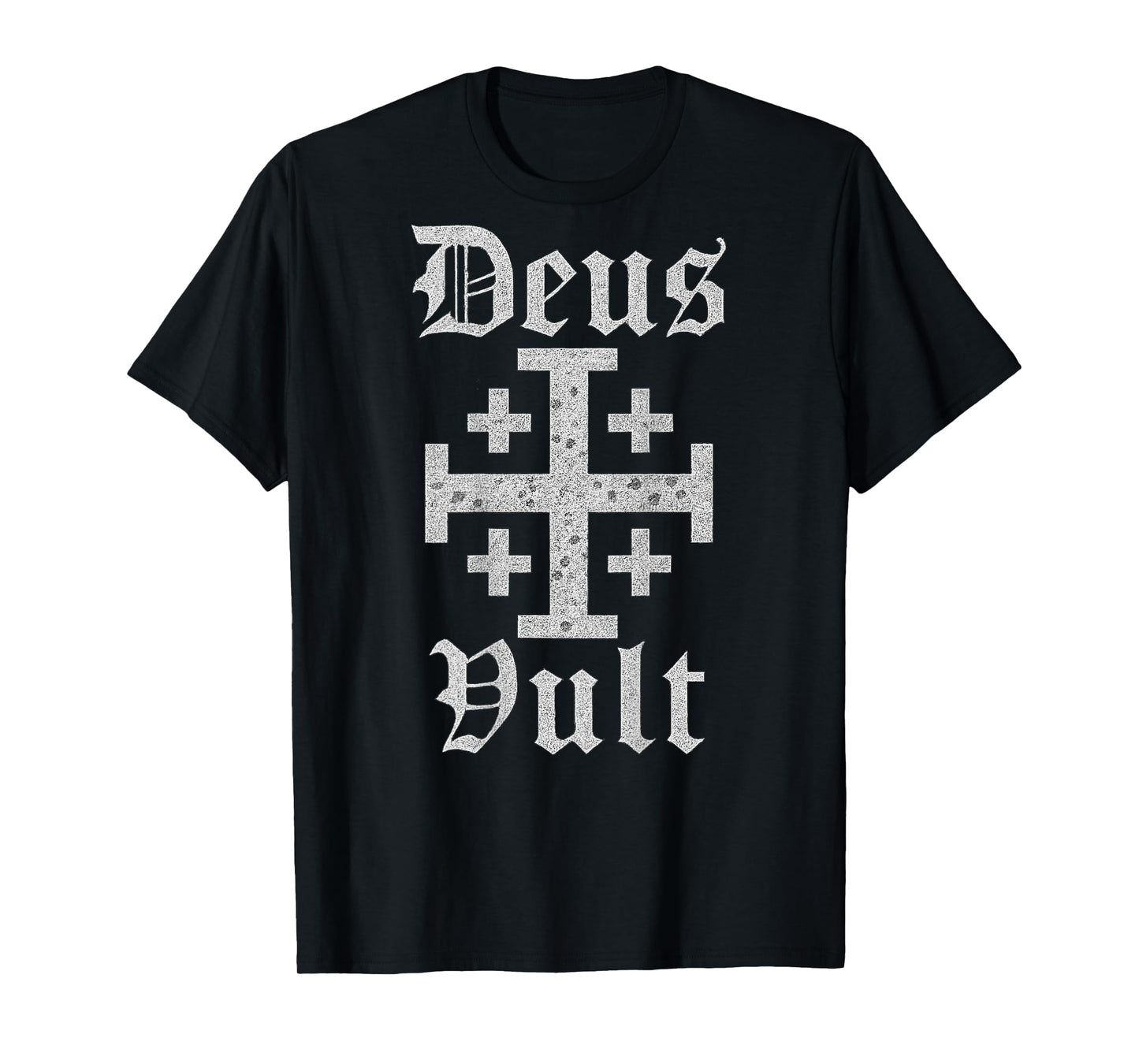 Deus Vult | Jerusalem Cross | Christian Templar T-Shirt